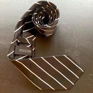 New Puccini men’s microfiber tie